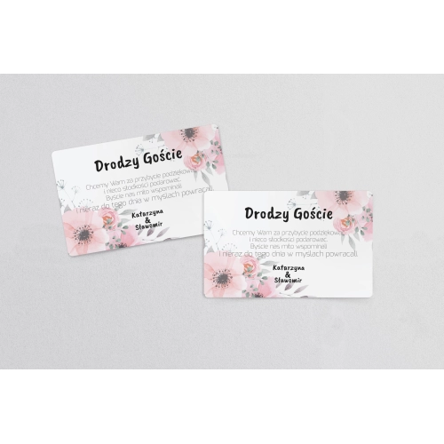 Naklejki na ciasto weselne Bukiety Motyw 14