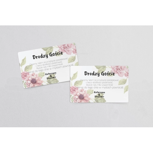 Naklejki na ciasto weselne Bukiety Motyw 15