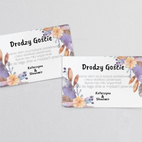 Naklejki na ciasto weselne Bukiety Motyw 18