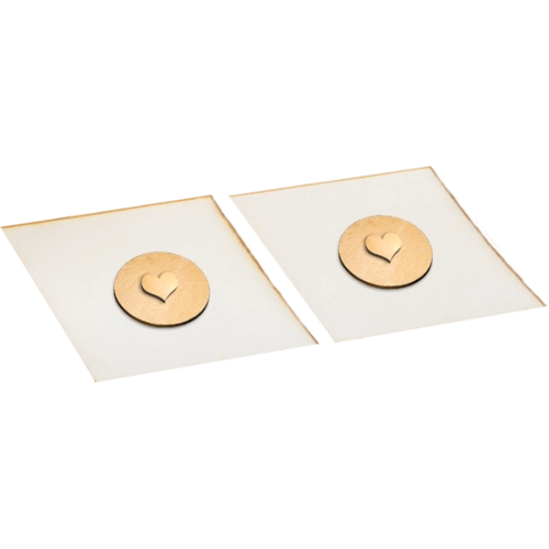 Pudełko na obrączki prostokątne naturalne - Butterflies - Motyw 2