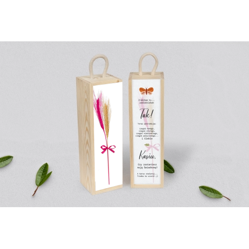 Prośba o&nbsp;Świadkowanie - SNW Akryl naturalna Butterflies - Motyw 2