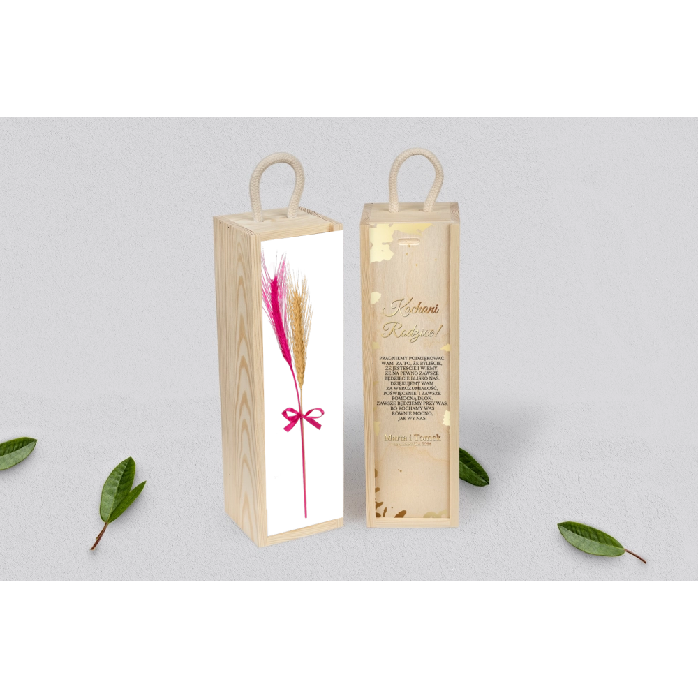 Skrzynka dla Rodziców - SNW Naturalna Marmur & Złoto - Motyw 5