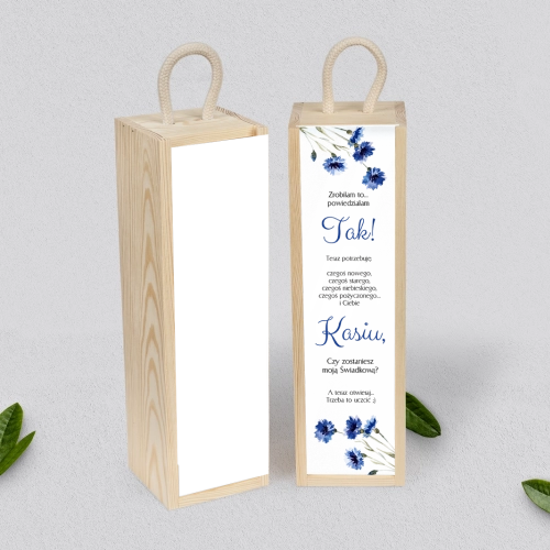 Prośba o Świadkowanie - SNW Akryl naturalna Sweet Love Motyw 1