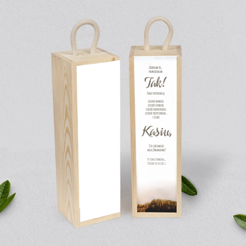 Prośba o Świadkowanie - SNW Akryl naturalna Forest - Motyw 3