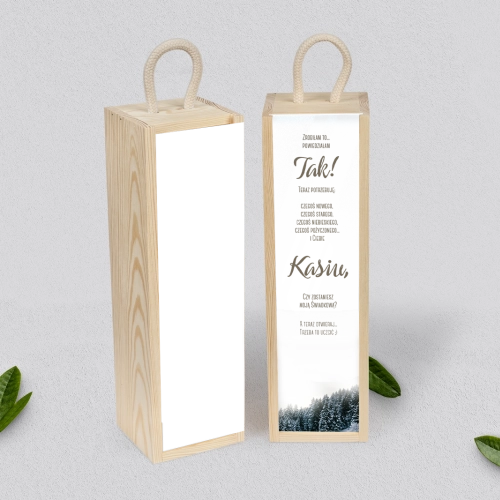 Prośba o Świadkowanie - SNW Akryl naturalna Forest - Motyw 4