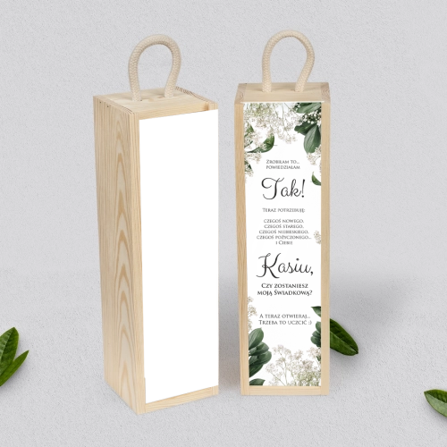 Prośba o Świadkowanie - SNW Akryl naturalna Soft Motyw 1