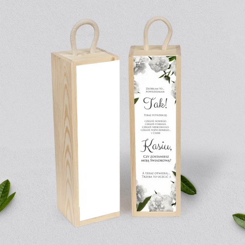 Prośba o Świadkowanie - SNW Akryl naturalna Soft Motyw 3