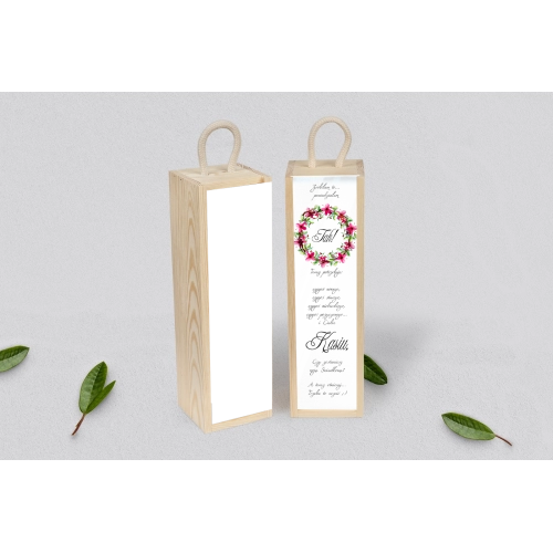 Prośba o&nbsp;Świadkowanie - SNW Akryl naturalna Akwarelowe Wianki Motyw 2