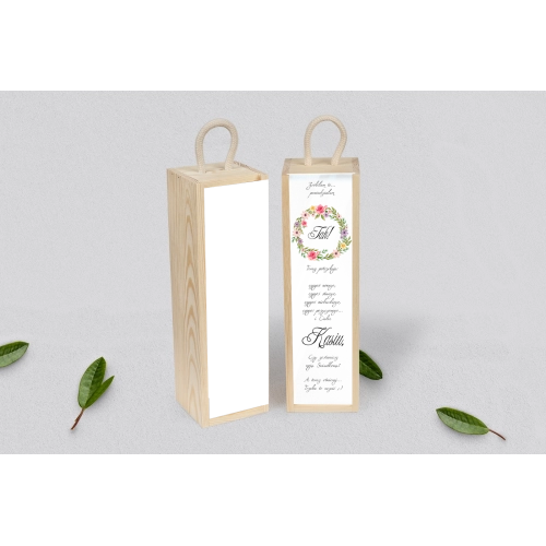 Prośba o&nbsp;Świadkowanie - SNW Akryl naturalna Akwarelowe Wianki Motyw 5