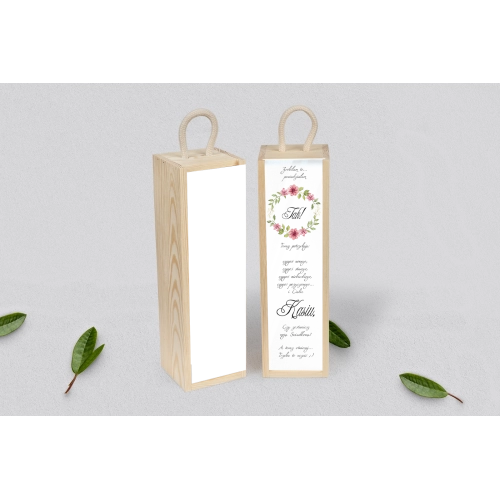 Prośba o&nbsp;Świadkowanie - SNW Akryl naturalna Akwarelowe Wianki Motyw 6