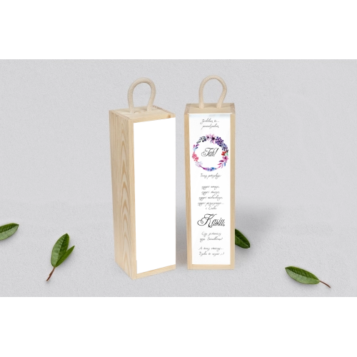 Prośba o&nbsp;Świadkowanie - SNW Akryl naturalna Akwarelowe Wianki Motyw 7