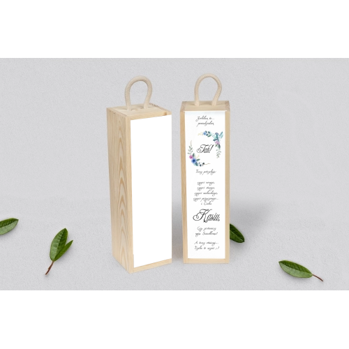 Prośba o&nbsp;Świadkowanie - SNW Akryl naturalna Akwarelowe Wianki Motyw 8