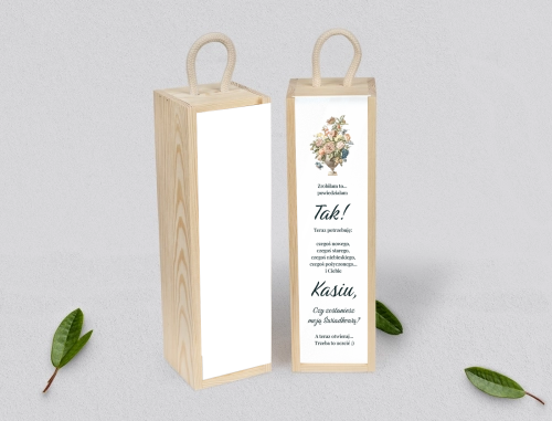 Prośba o Świadkowanie - SNW Akryl naturalna Rustic Summer Motyw 1