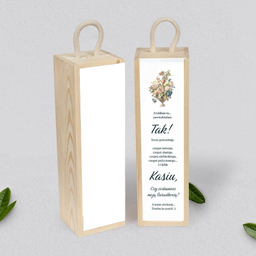 Prośba o Świadkowanie - SNW Akryl naturalna Rustic Summer Motyw 1