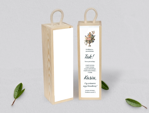 Prośba o Świadkowanie - SNW Akryl naturalna Rustic Summer Motyw 3