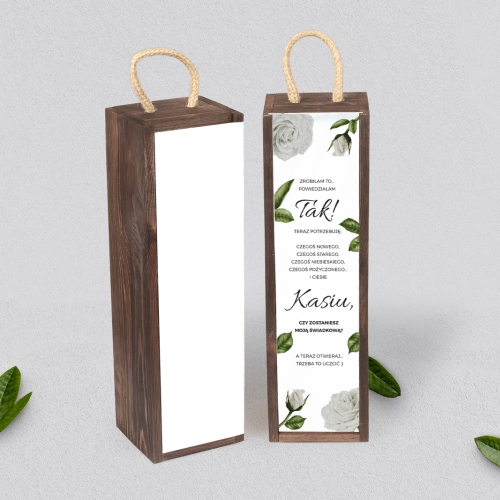 Prośba o Świadkowanie - SNW Akryl brązowa Dream Motyw 1