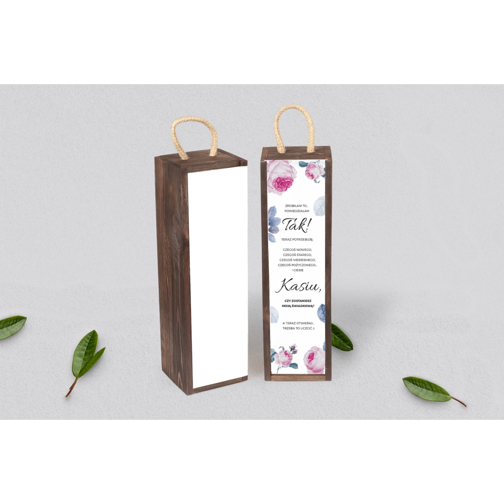 Prośba o&nbsp;Świadkowanie - SNW Akryl brązowa Dream Motyw 3