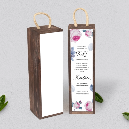 Prośba o Świadkowanie - SNW Akryl brązowa Dream Motyw 3