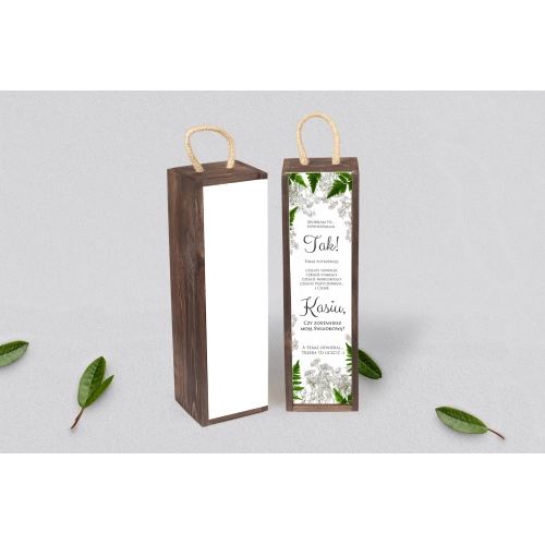 Prośba o&nbsp;Świadkowanie - SNW Akryl brązowa Soft Motyw 2