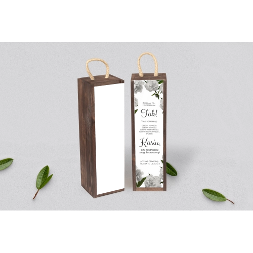 Prośba o&nbsp;Świadkowanie - SNW Akryl brązowa Soft Motyw 3