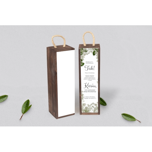 Prośba o&nbsp;Świadkowanie - SNW Akryl brązowa Soft Motyw 7