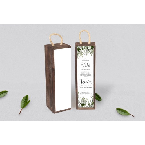 Prośba o&nbsp;Świadkowanie - SNW Akryl brązowa Soft Motyw 8