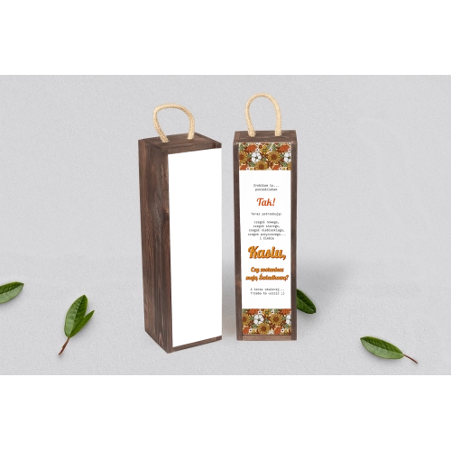 Prośba o&nbsp;Świadkowanie - SNW Akryl brązowa Retro Style Motyw 1