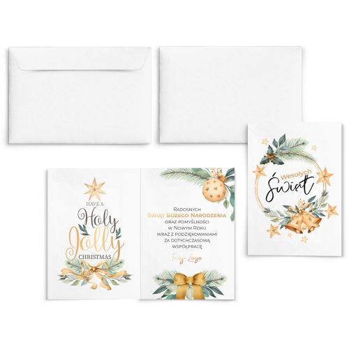 Kartki Świąteczne Wianki - Motyw 1