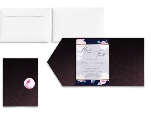 Zaproszenia ślubne w etui Loveletter - motyw 3