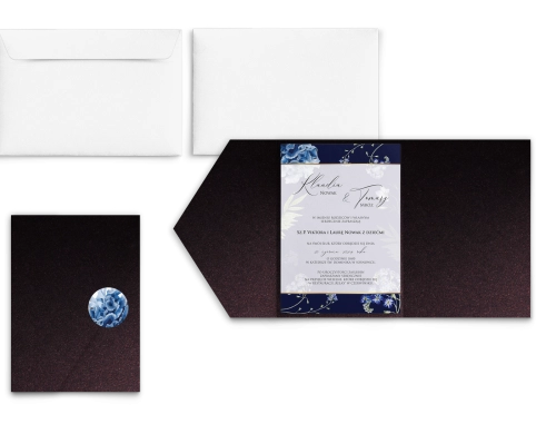 Zaproszenia ślubne w etui Loveletter - motyw 4