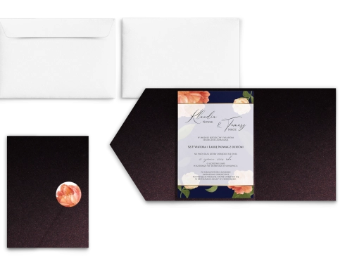 Zaproszenia ślubne w etui Loveletter - motyw 5