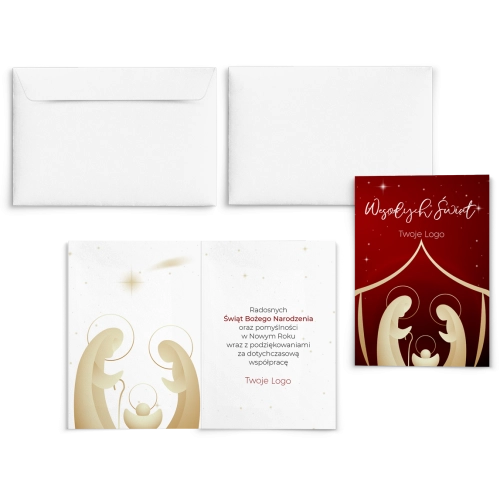 Kartki Świąteczne Dzieciątko - Motyw 3