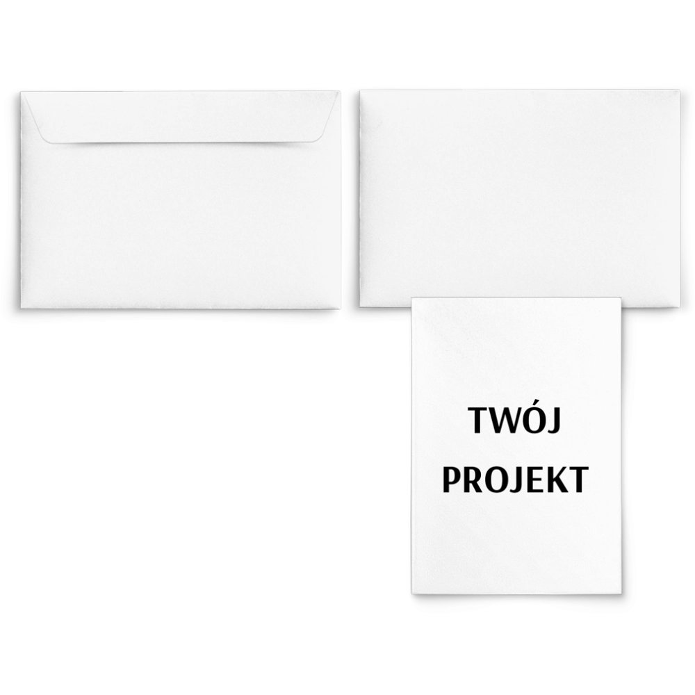 Zaproszenia jednokartkowe z własnego projektu