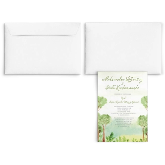 Zaproszenia ślubne Gaja - Motyw 4