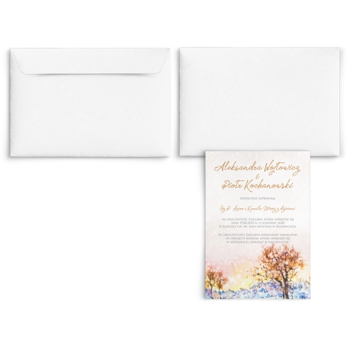 Zaproszenia ślubne Gaja - Motyw 5