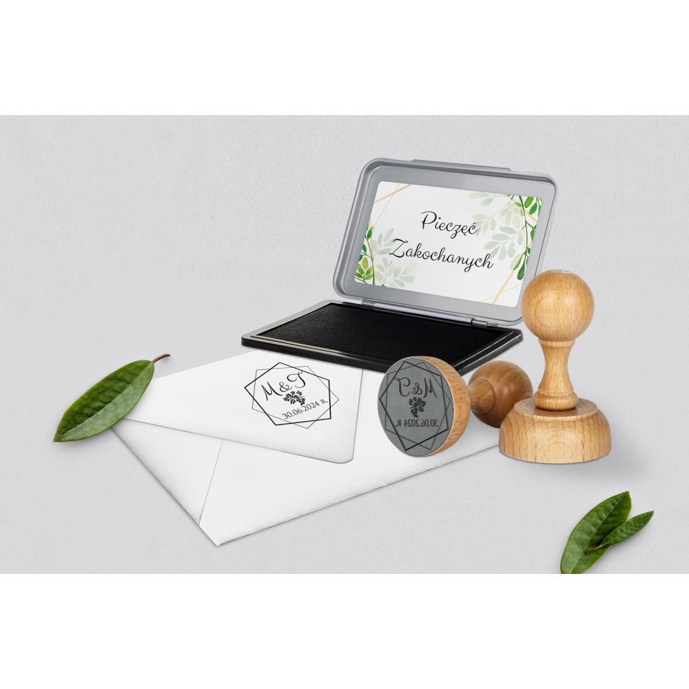 Pieczątka Flowers & Frame Motyw 3