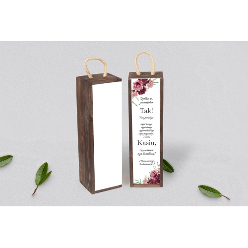 Prośba o&nbsp;Świadkowanie - SNW Akryl brązowa Fabello Motyw 3