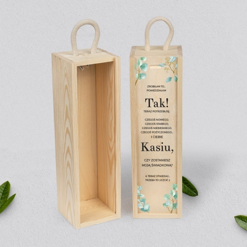 Prośba o Świadkowanie - SNW naturalna Eukaliptus Motyw 1