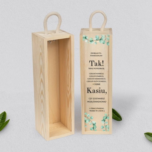 Prośba o Świadkowanie - SNW naturalna Eukaliptus Motyw 2