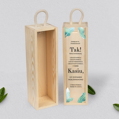 Prośba o Świadkowanie - SNW naturalna Eukaliptus Motyw 3