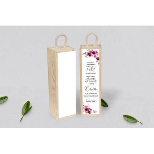 Prośba o&nbsp;Świadkowanie - SNW Akryl naturalna PasteLove Motyw 1