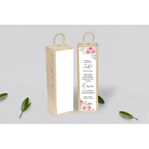 Prośba o&nbsp;Świadkowanie - SNW Akryl naturalna PasteLove Motyw 2