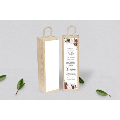 Prośba o&nbsp;Świadkowanie - SNW Akryl naturalna PasteLove Motyw 3