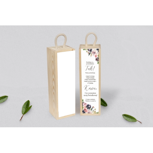 Prośba o&nbsp;Świadkowanie - SNW Akryl naturalna PasteLove Motyw 4