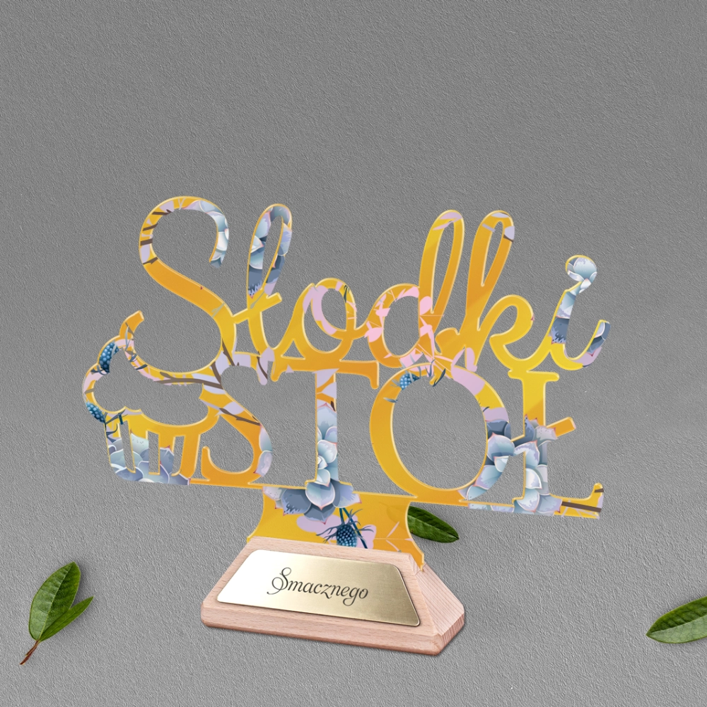 Słodki Stół - Flowers & Frame Motyw 6