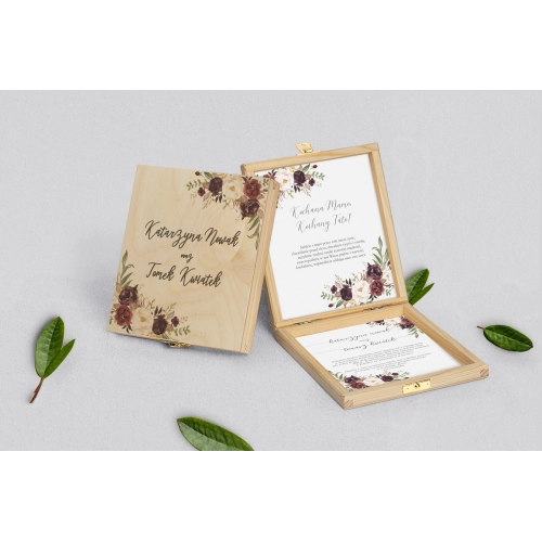 Zaproszenie dla Rodziców - naturalne PasteLove Motyw 3