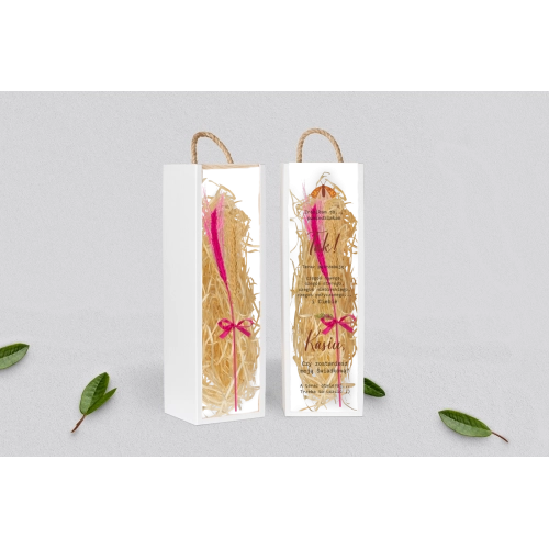 Prośba o&nbsp;Świadkowanie - SNW Akryl biała Butterflies - Motyw 3