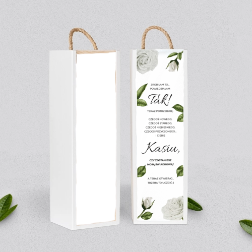 Prośba o Świadkowanie - SNW Akryl biała Dream Motyw 1