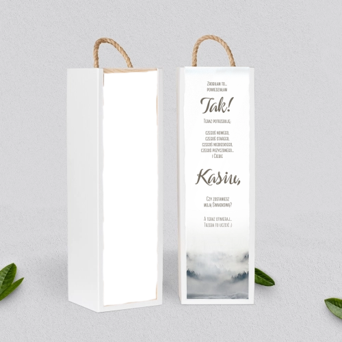 Prośba o Świadkowanie - SNW Akryl biała Forest - Motyw 5