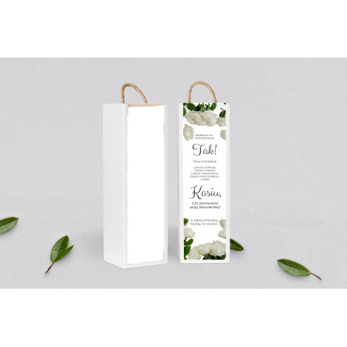 Prośba o&nbsp;Świadkowanie - SNW Akryl biała Soft Motyw 4